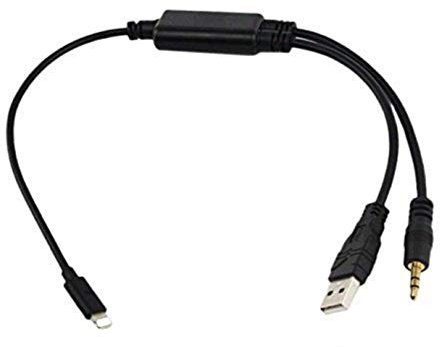 AUX In Cable Compatible with Mini Cooper Kia Hyundai - Car Adapter with 3.5mm jack for iXs Max iXs iX i8 i7 Plus