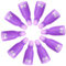 SWKJ - Set di 10 clip per rimuovere smalto in gel acrilico, per unghie e unghie