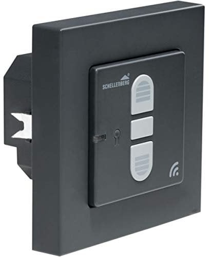 Schellenberg 21007 Interrupteur Radio pour Volets roulants, encastré, Anthracite
