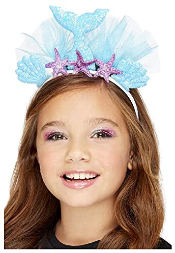 PAPSTAR NEU Meerjungfrau-Stirnband, Blau, Muscheln