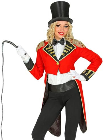 W WIDMANN MILANO Party Fashion - Disfraz de maestro de ceremonias, frac, uniforme de guardia, domador