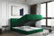 Boxspringbett mit Bettkasten Gusto mit Topper Visco Memory (140 x 200 cm, Grün)