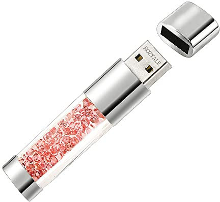 HOZYALE USB Stick Niedlich Kristall USB 2.0 Flash Laufwerk Datenablage Speicherstick Memory Stick