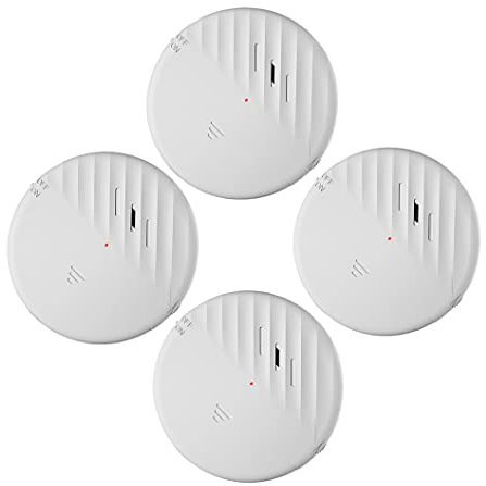 ThreeH Wireless Remote Door Alarm Windows Open Alarms Magnetic Security Sensor Einstellbare Empfindlichkeit LED-Anzeige-Licht für Kinder Sicherheit 4er-Pack