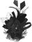Surakey Broche Fleur en Organza Et Plume Broche Corsage Épingle à Cheveux Florale Pince à Cheveux en Tissu Tenue de Soirée Robe Coiffure Broche Accessoires pour Cheveux Mariage Vêtements Décor