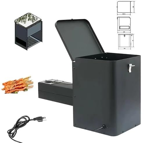 110V/220V Digitale Temperatur Controller Elektrische Holz Pellet Smoker Grill Teile Fütterung Box DIY BBQ Pellet Grills zubehör (Color : B, Size : 220V)