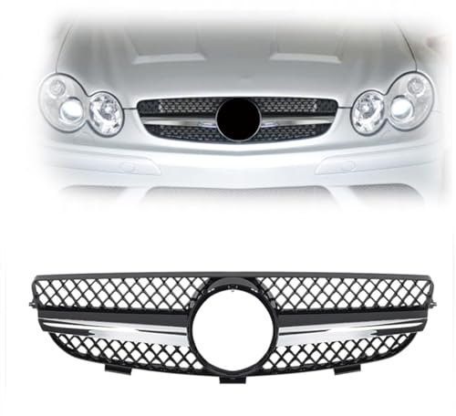 Doppellamellen-Frontstoßstange, Nieren-Doppelgitter, Grill-Ersatz, für Benz W209 CLK Class CLK320 CLK500 2003-2009