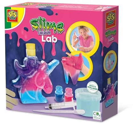 SES Creative 15016 Slime Colour Lab-Unicorn, Taglia Unica