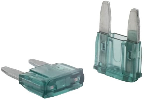 5 Stk. SeKi Mini Flachstecksicherung 1A schwarz; Auto Sicherung 32V/DC Flachsicherung Boot Anhänger LKW Wohnwagen