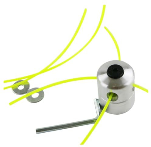 Norhogo Testina Tosaerba Ricambio, testina per decespugliatore, testina decespugliatore stihll, testa decespugliatore universale, Decespugliatore tagliaerba universale in alluminio a filo di Nylon