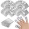 200 Pcs Foil Nail Wraps, Aluminium Wraps Remover with Lint-Free Cotton Pads for Manicure Nail Art Cleaner, Fast & Gentle Soak Off Gel Polish Removing