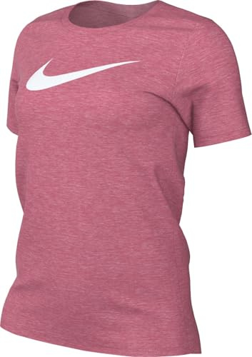 Nike Women's W Nk Df Tee Rlgnd Hbr Short Sleeve T-Shirt, Aster Pink, L