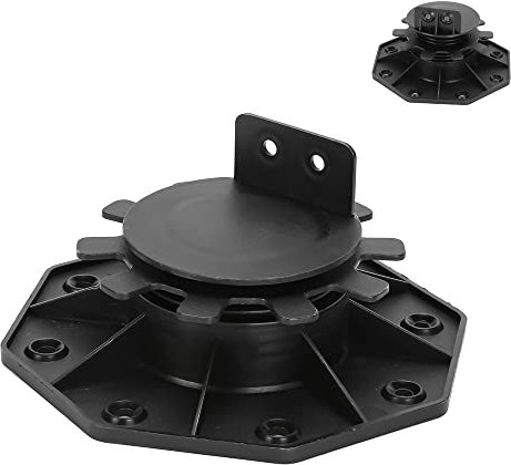 Herrselsam Stelzlager höhenverstellbar 70 Stück Stellfuss 30-60mm Plattenlager - Stelzlager für Terrassenplatten-Unterkonstruktion Holz, WPC und Stein