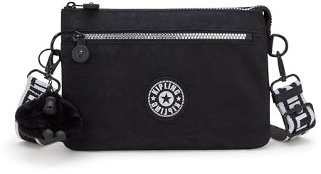 Kipling Riri Umhängetasche mit Reißverschluss, Glorious Silver, Einheitsgröße