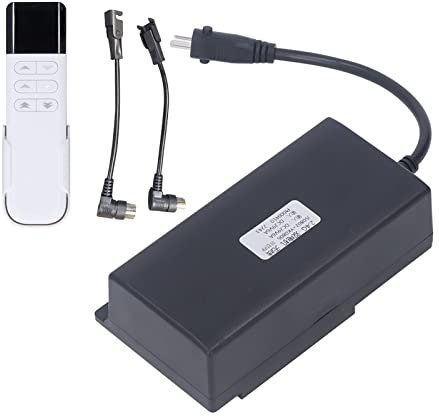 Tbest WirelController per Poltrona Reclinabile, Telecomando per Divano Elettrico per Ascensore ChPower Poltrona Reclinabile 2.4G Controllo WirelRemote a Motore Singolo 1 per 2 Motori