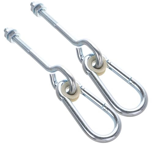 Mipcase 2 Pezzi Ganci per Altalena da Soffitto Gancio per Altalena Resistente per Ragazzi E Ragazze Altalena Robusto Hardware di Montaggio per Altalena Bulloni da 10 Cm Gancio per Altalena
