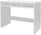JUANIO Console d'entrée Blanche avec 3 Cases Ouvertes, Meuble d'entrée pour Couloir - Longueur 102 x Profondeur 33 x Hauteur 75 cm