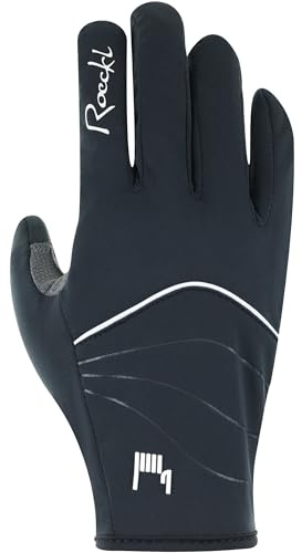 Roeckl Damen Elena 2 Handschuhe, Black-White, 8