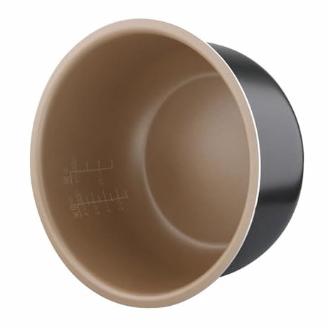 Quixpszto 4L Rice Cooker Inner Pot Replacement Non-stick Rice Cooker Pot,Compatible For Philips HD3055 HD3035 HD3165 HD3166 HD3062 Rice Cooker Parts Replacement