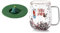 Whltzf Taza de vidrio de Navidad aislada de doble pared, celebración de Navidad, taza de vidrio resistente al calor con doble aislamiento, vidrio de chocolate caliente