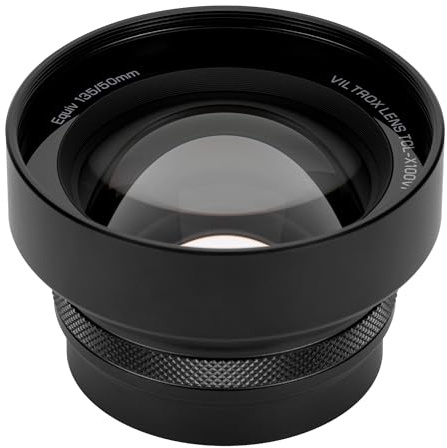 VILTROX TCL-X100 VI,Lentille de Conversion Téléobjectif 1,4X - Objectif Métallique à Reconnaissance Automatique pour Fujifilm X100VI X100V X100F,Noir