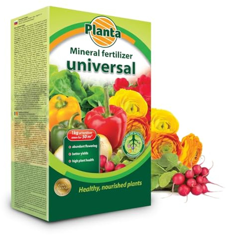 Universal Garden Fertilizer NPK 10-8-15 with Microelements, for Vegetables, Flowers, Lawn and Shrubs, 1kg