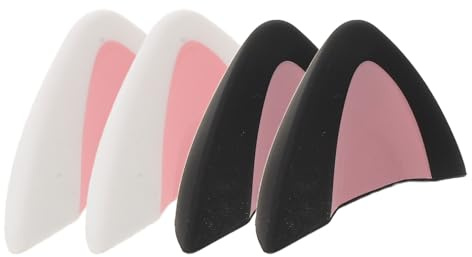 Sosoport Silikon Katzenohren Aufsätze für Headsets, 2 Paar, Abnehmbar