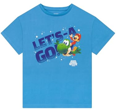 Super Mario T-Shirts Für Jungen, Yoshi T Shirt Jungen Und T-Shirt Für Kinder, Coole Tops Jungs