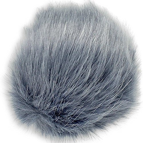 Fellbommel 9cm aus Kunstfell Pompon Bommel Pelzbommel für Mützen Beanies Schlüsselanhänger