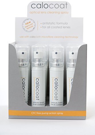 Calotherm Calocoat Antistatic Coated Lens Spray 25ml - value carton x12 sprays (total 300ml)