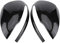 Broco 1 Paar Carbon-Faser-Spiegel-Abdeckung for Mercedes Benz C/E/GLC/S-Klasse W205 W213 W222 X253