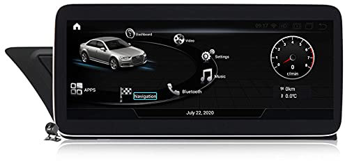CIVDW Qualcomm Android 10.25/12.5 pulgadas Pantalla táctil completa GPS Radio para Audi A4 B8 A5 2009~2016 integrado Carplay Android Auto Support Navegación/CD DVD DSP Multimedia/BT SWC