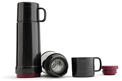 Jata Hogar HTER2125 – Termo para Líquidos Fríos y Calientes. Doble pared. Gran aislamiento. Libre de BPA. Ligero. Cierre hermético. Sin olores ni sabores. Tapa para usar como vaso. 250 ml