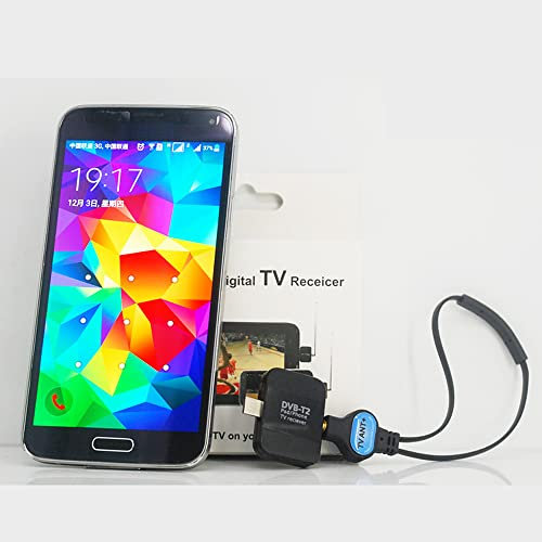 WOSTOKE Ricevitore sintonizzatore TV digitale DVB-T DVB-T2 micro USB per telefono e pad Android(Android 10 e versioni precedenti per telefoni cellulari)