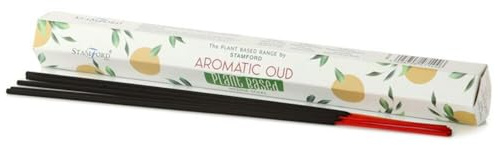 6x Premium Plant Based Stamford Hex Incense Sticks - Aromatic Oud - Incence Sticks & Cones
