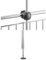 Schneider Schirmhalterung Maxi, 807-00, schwarz, glasfaserverstärkter Kunststoff, 0.7 kg & Schutzhülle für Sonnenschirme bis 300 cm Ø, 821-00, Silbergrau, 177 x 26/34 cm, 0.3 kg