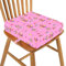 Rehausseur Chaise Enfant-Support Plus Solide Base Antidérapante Double Sangles Sécurisées Pour Salle à Manger Pour Enfant Coussin de Voyage Portable (Rose)