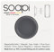 Soapi - Schwebender Seifenhalter Magnet zum Kleben - Wand Magnethalter für Seife - Ablage Seifenschale Magnetseifenhalter ohne Bohren/Saugnapf (1, Dunkelgrau)