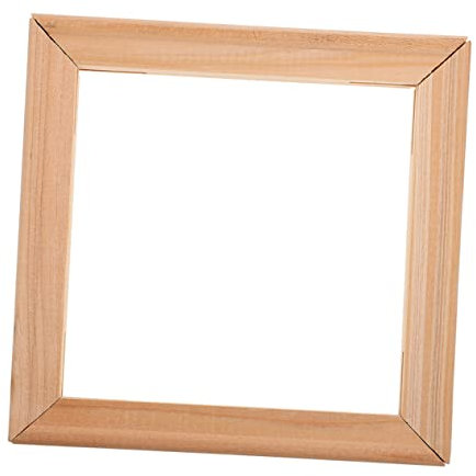 ORFOFE Bilderrahmen aus Holz für Jungen und Mädchen -Malrahmen personalisierbar 30 x 30 cm