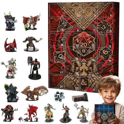 Dnd Advent Calendar 2024, halloween Horror Movie Characters Advent Calendar, dungeons Dragons Adventskalender 2024, christmas 2024 100 Days Countdown Calendar Get Excited for Christmas.