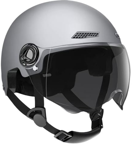 Casco Monopattino Elettrico, Casco Bicicletta Elettrico Con Visiera, Equipaggiamento Protettivo Per Pattinaggio, Semicaschi Altamente Protettivi, Protezioni Per Pattinaggio Per Adulti