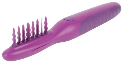 Aktualisiert 2025 Haarglätter Elektrischer Entwirrungspinsel, Negativer Ionmassage Kammstyling -Werkzeug Anti -statische Wiederaufladbare Haarbürste für Lockiges Dickes Gerade