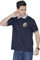 Lions Rugby Jersey, Short Sleeve Sports T-Shirt, Button Down Collar, S-XXL (L, Navy Blue England)