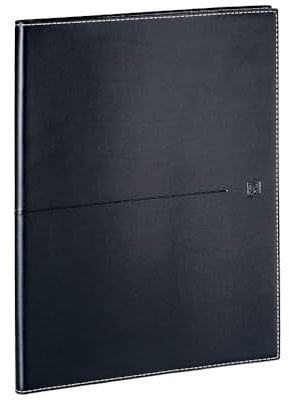 Oxford 1 großer Wochenkalender Reise Farbe Schwarz – September 2025 bis September 2026 – Format 21 x 27 cm