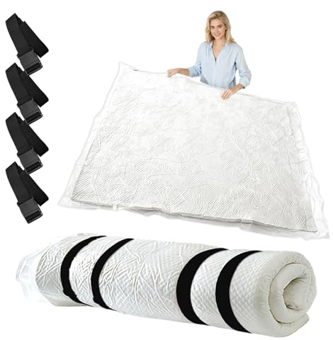 Vakuumbeutel für Matratzen 240*250cm, Vakuumversiegelte Beutel für Lagerung von Matratzen, Matratzen Vakuumbeutel für Schaumstoff Gel Latexmatratzen, Vakuum-Matratzentasche zum Umzug, Wiederverwendbar