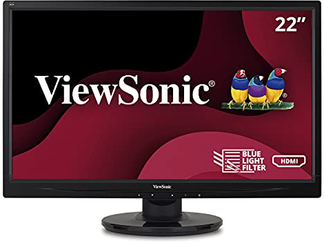 Viewsonic Value Series 2246mh-LED LED Display 55,9 cm (22) Full HD Plana Negro - Monitor (55,9 cm (22), 1920 x 1080 Pixeles, Full HD, LED, 5 ms, Negro)