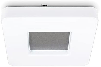 Kwazar Luminaire LED Eckig Deckenlampe Deckenleuchte Tore.S 22W Tageslicht 4000K Kunststoff Wohnzimmer Küche Diele Flur