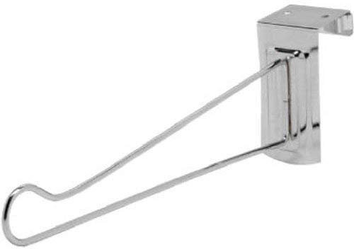 Decko Bad Produkte 38500 Tür Kleiderbügel, Verstellbar, verchromt, 14-in.