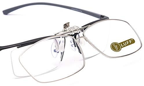 LUFF Lesebrille Clip Lupe Tragbare Clips, geeignet für verschiedene Gläser(2.0X)
