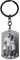 Akzent Schlüsselanhänger „Pelle“ Dog Tag schwarz Edelstahl Hundemarke mit Gravur Bild Text personalisierte Geschenkidee